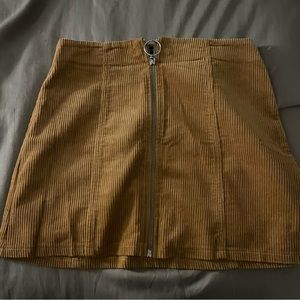 Corduroy Mini Skirt
